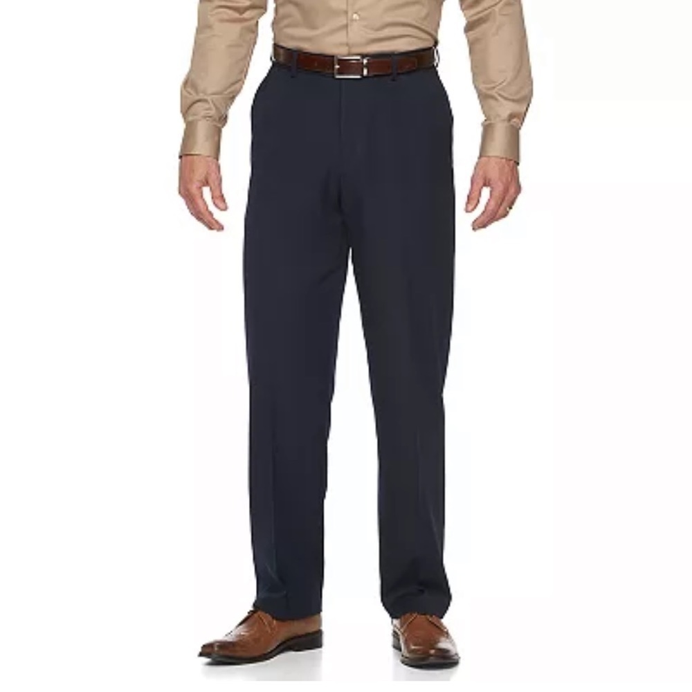 NWT  Croft & Barrow Straight Fit Easy-Care Flat Front
Dress Pants Size 34X34